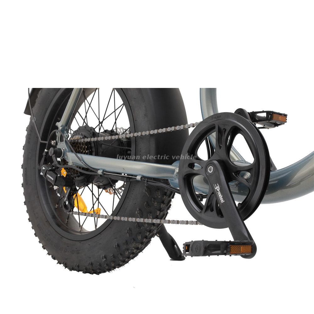 Middle Drive Bicycle Black Hike Electric Bicycles